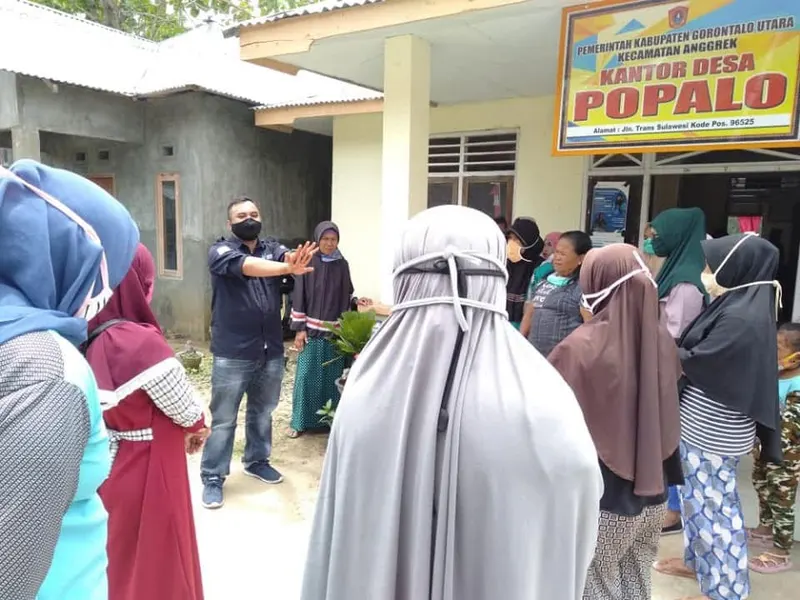 Community facilitation at Popalo Village Office
