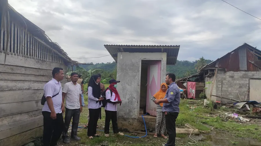Field verification of sanitation facilities with local team